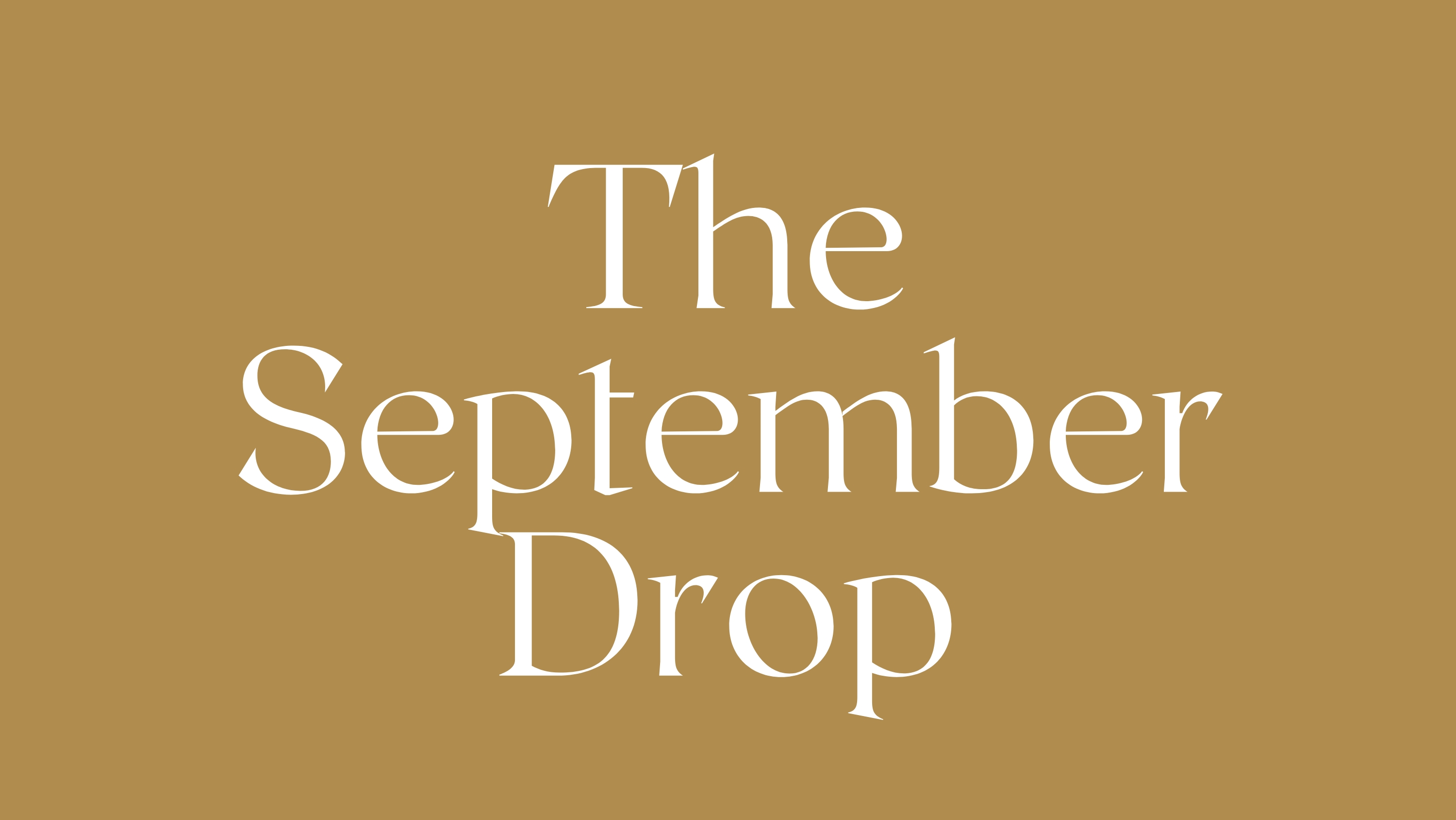 The September Drop